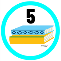 Finish 5 Books Badge